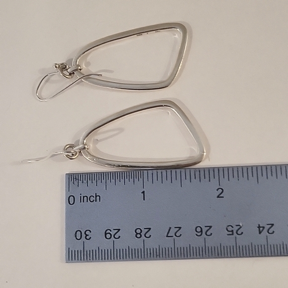 VTG Silpada 925 sterling silver signed geometric earrings! - Picture 8 of 11